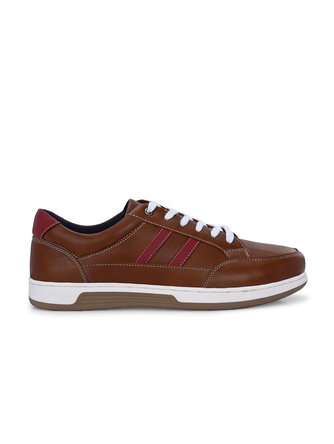 men brown lace up sneaker - 21986880 - Standard Image - 3