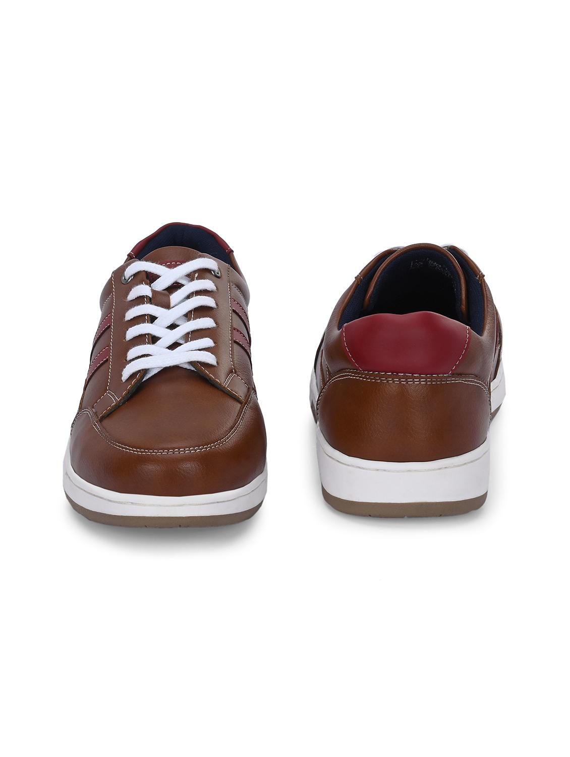 men brown lace up sneaker - 21986880 - Standard Image - 5