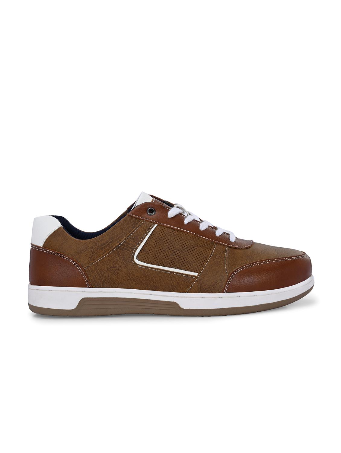 men tan lace up sneaker - 21986881 - Standard Image - 3