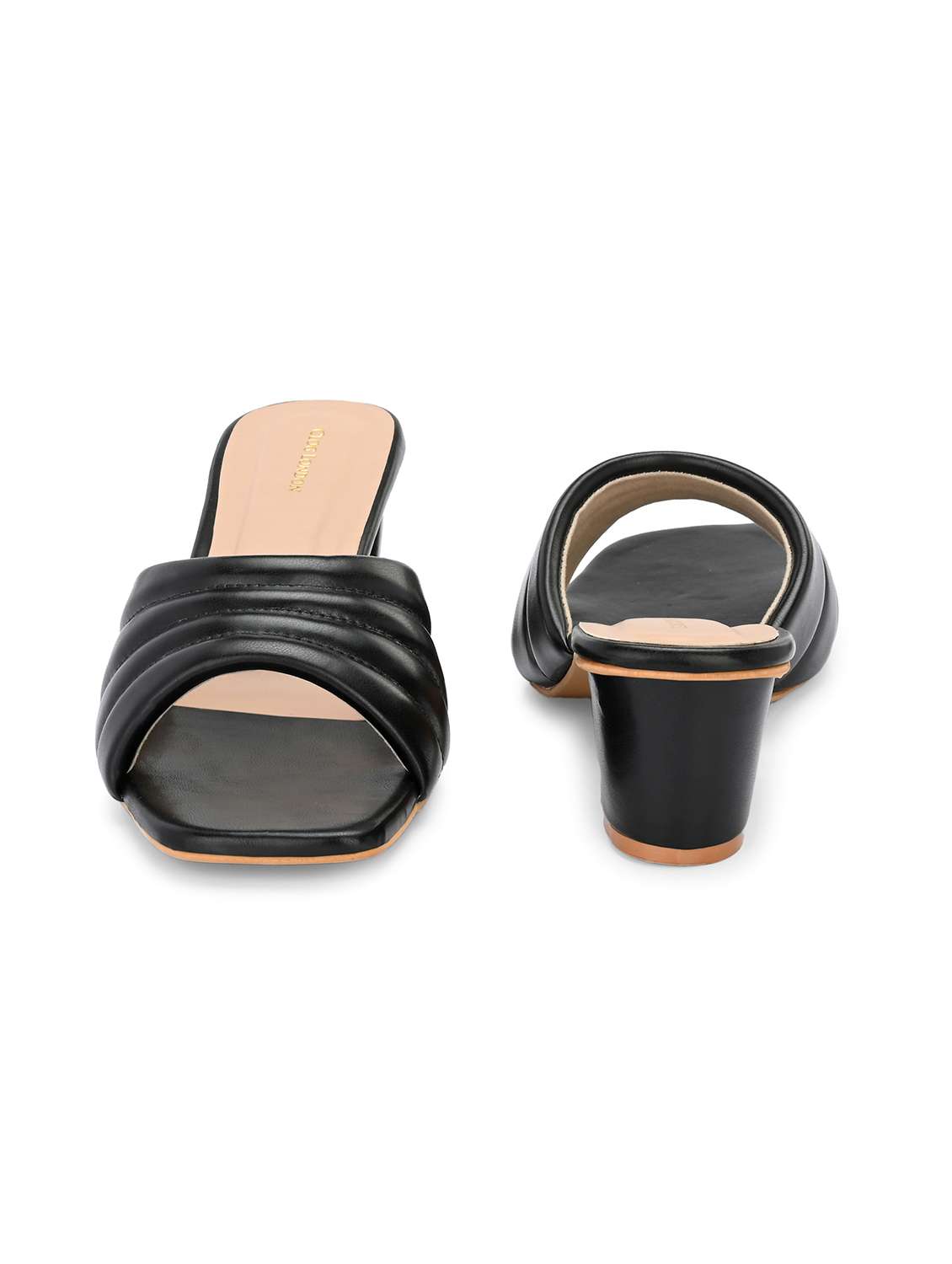 women black slip on block heels - 21986893 -  Standard Image - 5