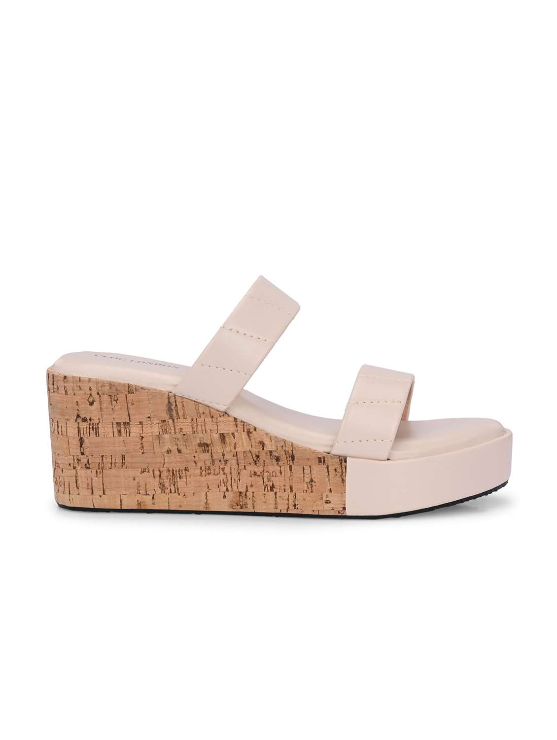 women off white slip on platform wedge - 21986914 - Standard Image - 3
