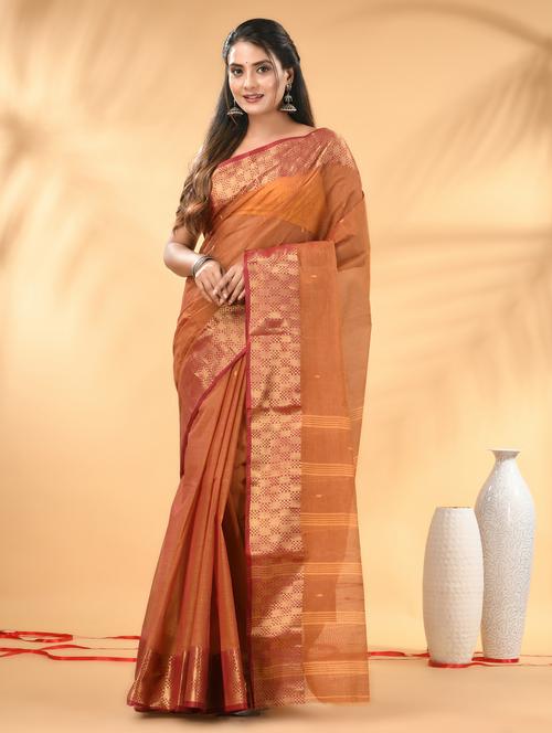 women self design tant saree - 21986934 - Standard Image - 0