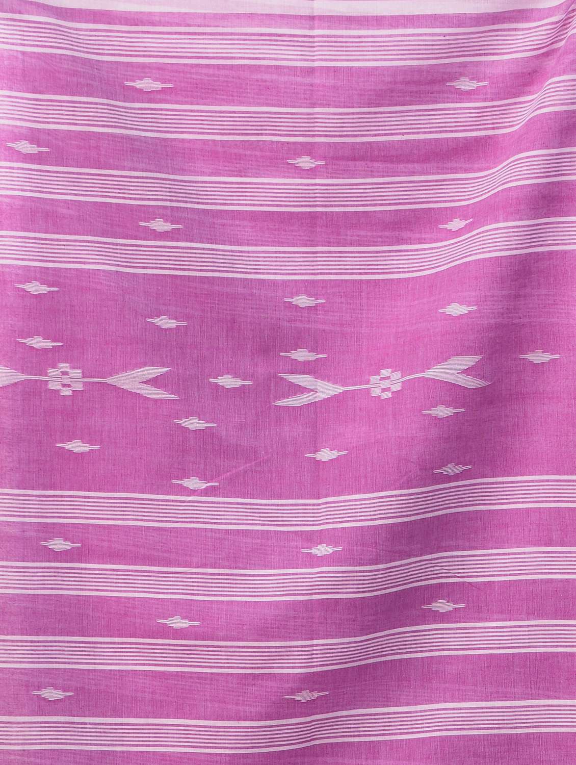 Women Striped Handloom Saree With Blouse - 21986956 -  Standard Image - 5