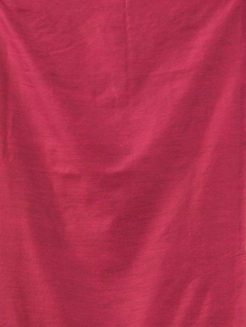 women solid handloom saree with blouse - 21987022 -  Standard Image - 3