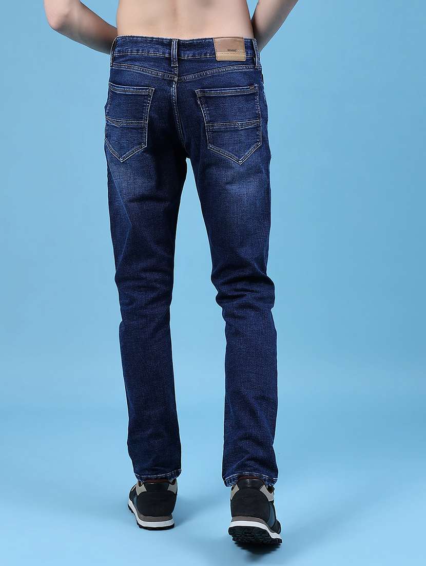 men solid mid rise slim fit jean - 21987097 -  Standard Image - 3