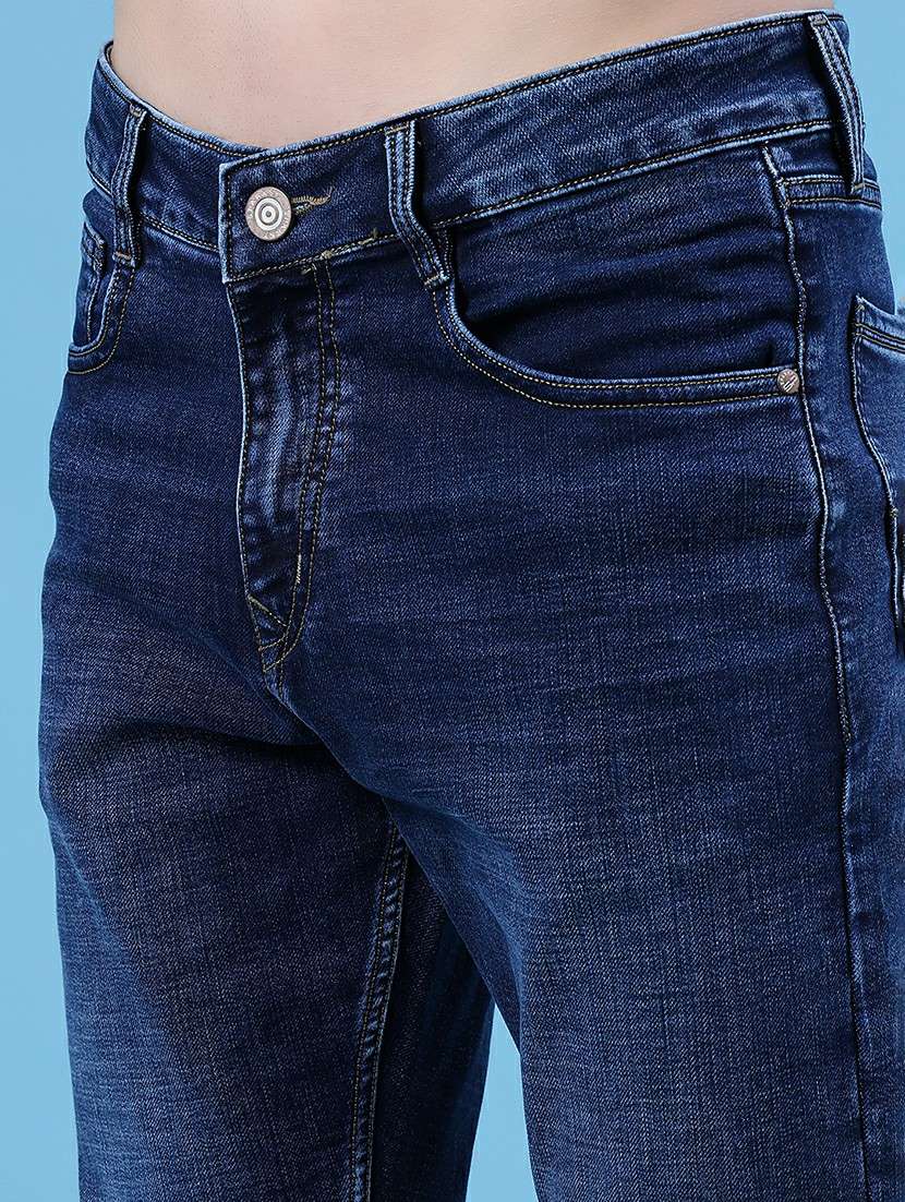 men solid mid rise slim fit jean - 21987097 -  Standard Image - 5