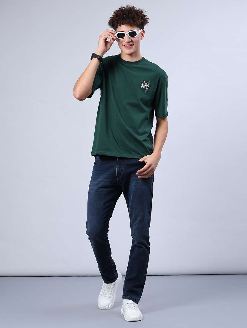 men washed mid rise full length jeans - 21987107 -  Standard Image - 3