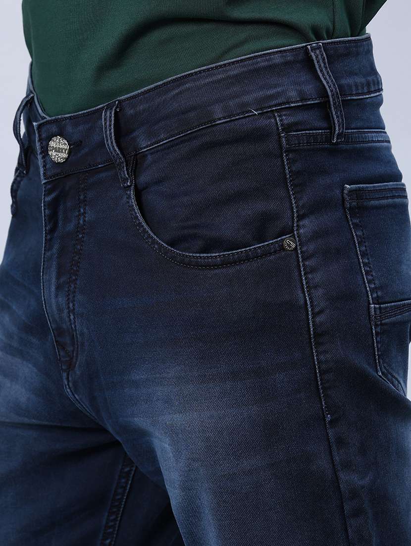 men washed mid rise full length jeans - 21987107 -  Standard Image - 5