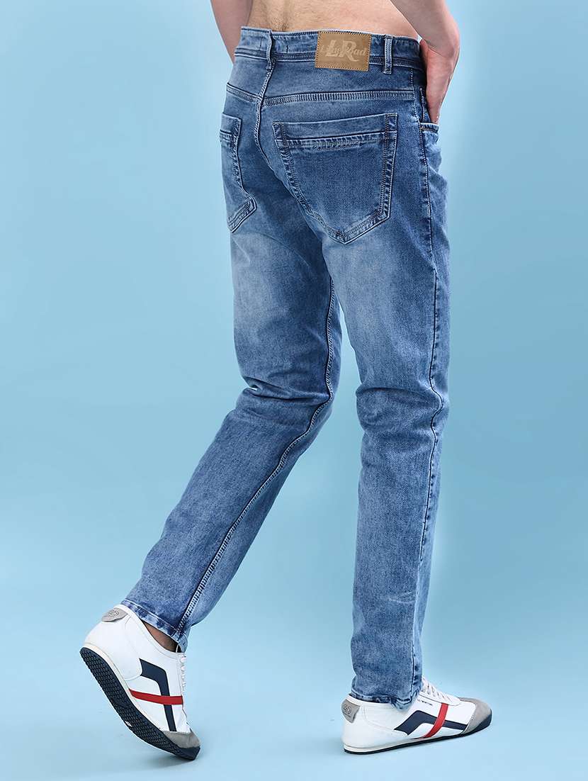 men solid mid rise slim fit jean - 21987130 -  Standard Image - 3