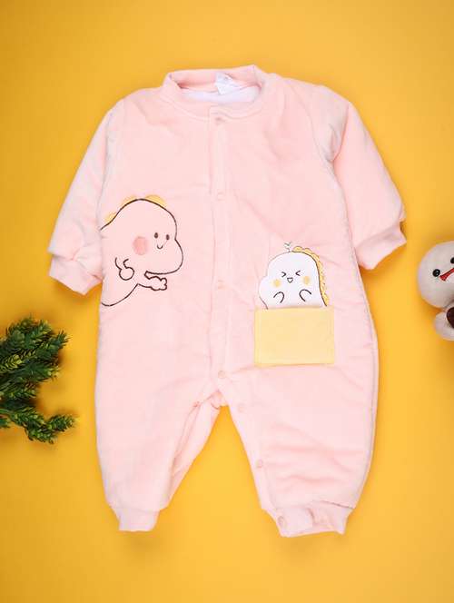 kids self designed long sleeve romper - 21987182 -  Standard Image - 0