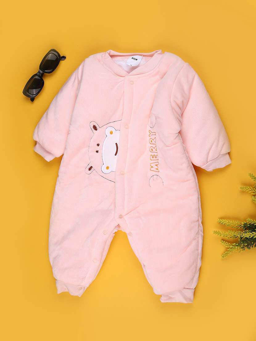 kids self designed long sleeve romper - 21987185 -  Zoom Image - 0