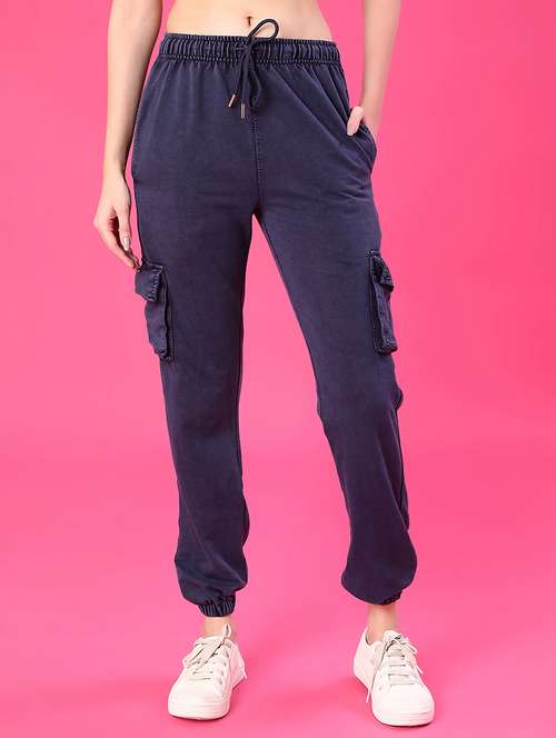 women solid mid rise jogger - 21987248 -  Standard Image - 0