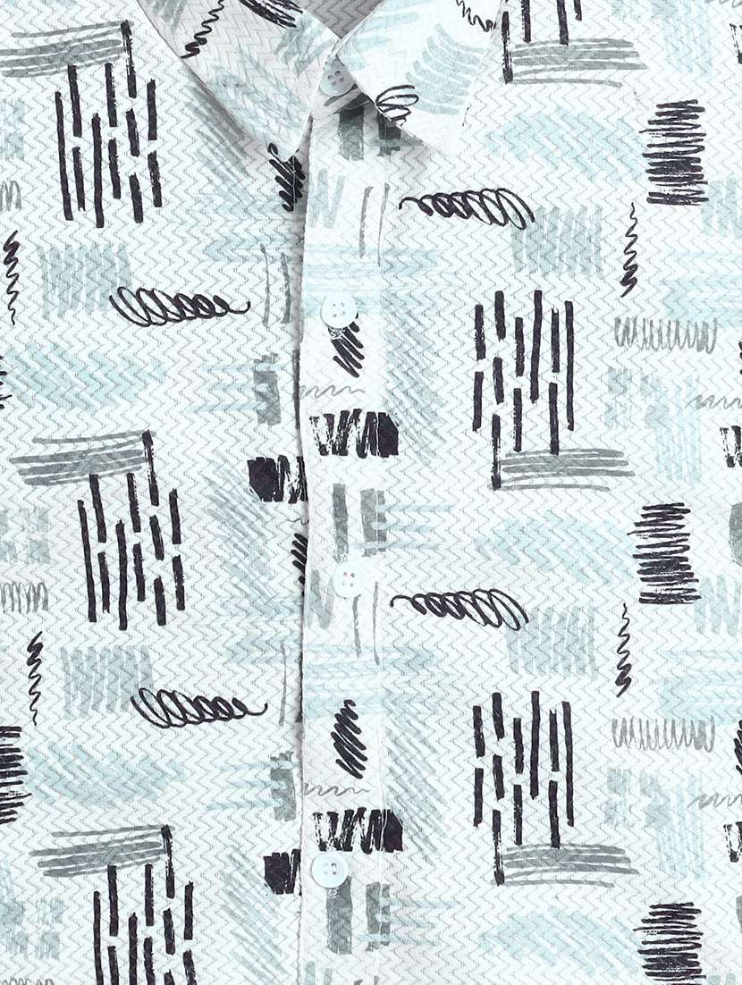 boys printed shirt and shorts set with golf cap & suspender - 21987327 -  Standard Image - 5