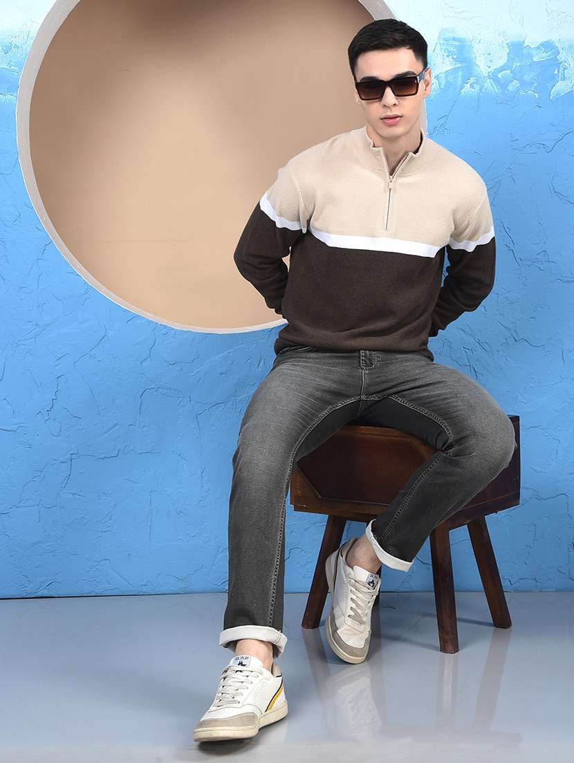 men washed mid rise full length slim fit jeans - 21987396 -  Standard Image - 5