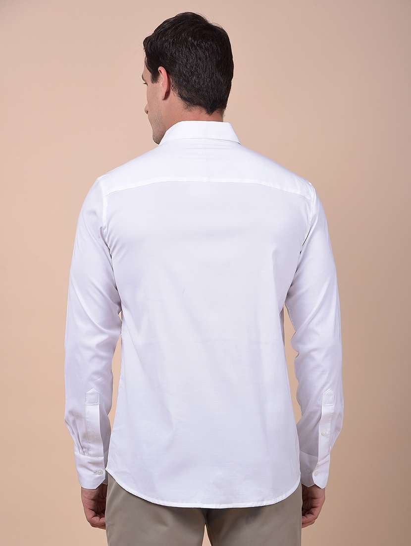 men solid long sleeve regular fit casual shirt - 21987529 -  Standard Image - 3