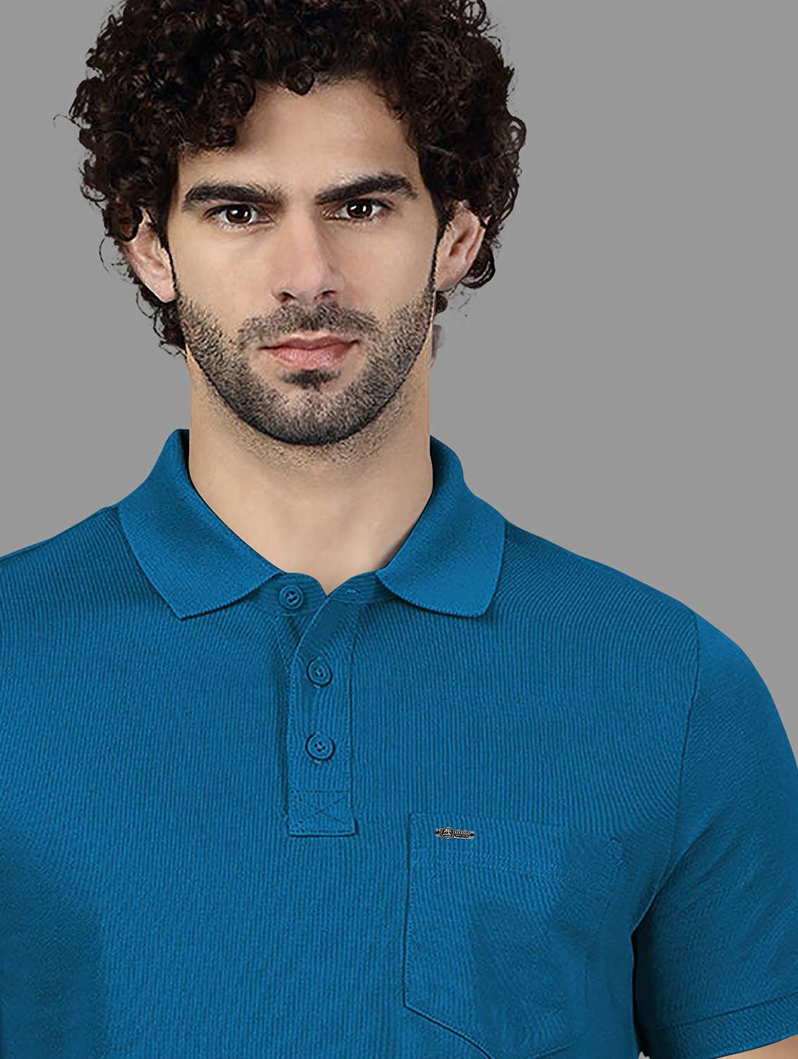 men solid short sleeve regular fit polo t-shirt - 21987608 -  Standard Image - 3