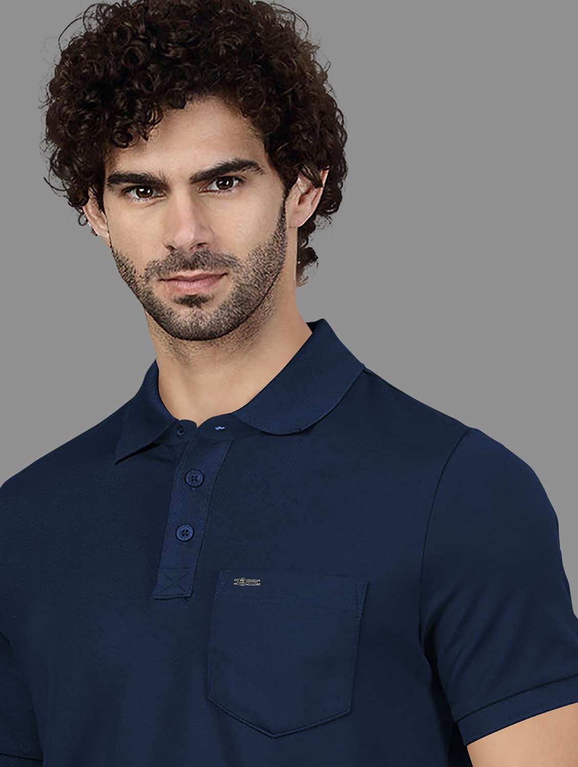 men solid short sleeve regular fit polo t-shirt - 21987609 - Standard Image - 3