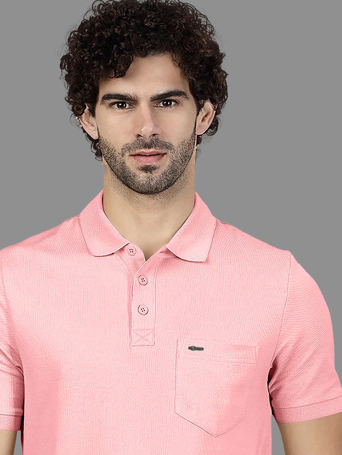 men solid short sleeve regular fit polo t-shirt - 21987610 -  Standard Image - 3