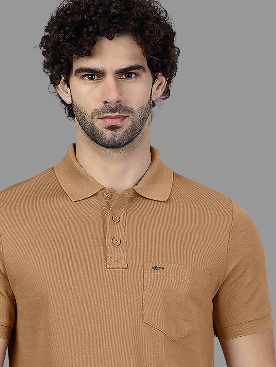 men solid short sleeve regular fit polo t-shirt - 21987613 -  Standard Image - 3