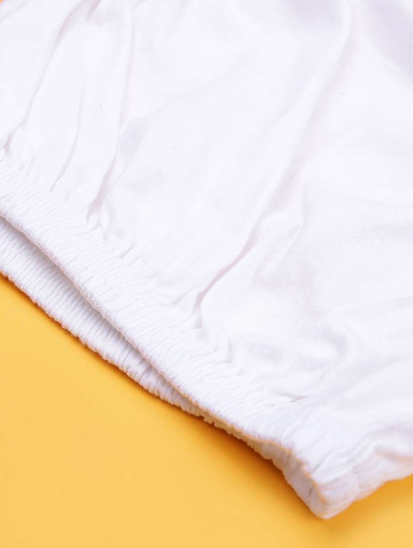 girls printed round neck frock with bloomer - 21987655 -  Standard Image - 5