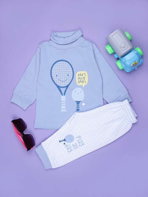 kids printed t-shirt and pajama co-ord set - 21987672 -  Standard Image - 0