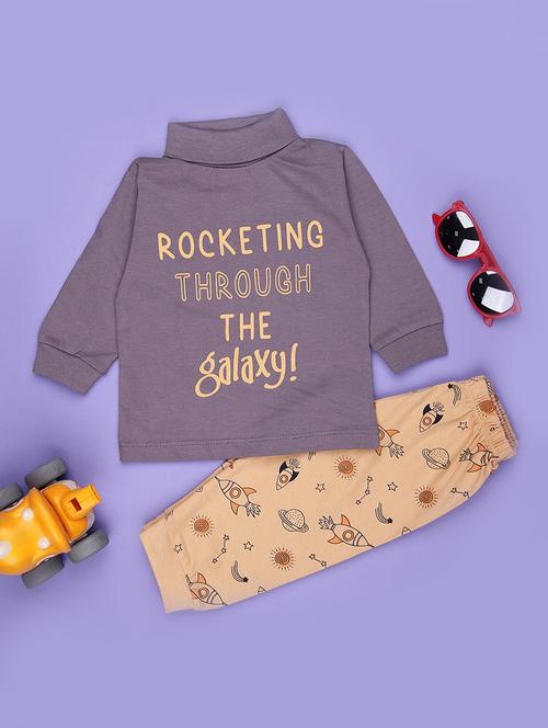 kids printed t-shirt and pajama co-ord set - 21987677 - Standard Image - 0