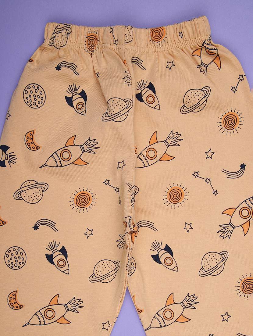 kids printed t-shirt and pajama co-ord set - 21987677 - Standard Image - 3