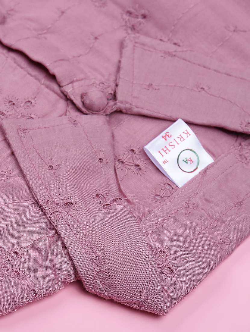 girls self designed puff sleeve top - 21987724 -  Standard Image - 3