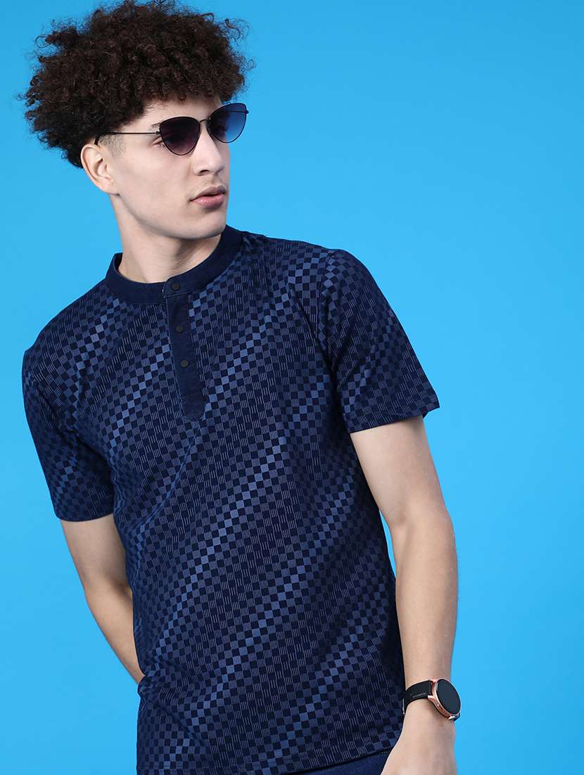 men printed short sleeve regular fit t-shirt