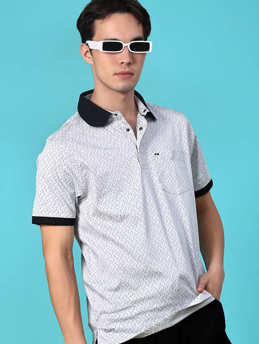 men printed short sleeve regular fit t-shirt