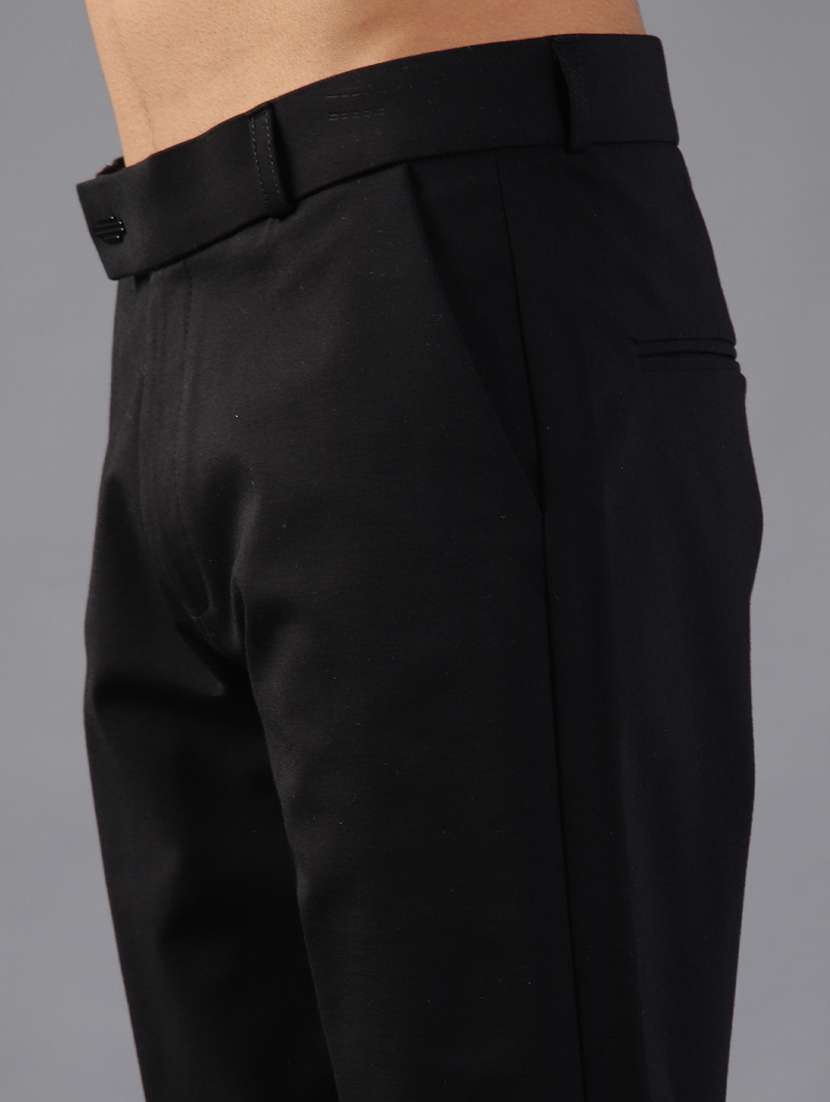 men solid mid rise casual chinos - 21987898 -  Standard Image - 5