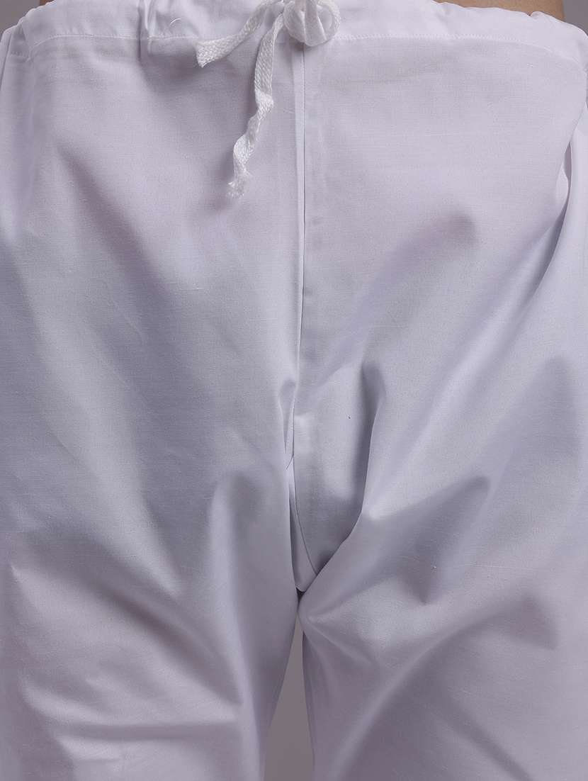 men embroidered mandarin neck kurta pyjama ethnic wear set - 21988184 -  Standard Image - 5