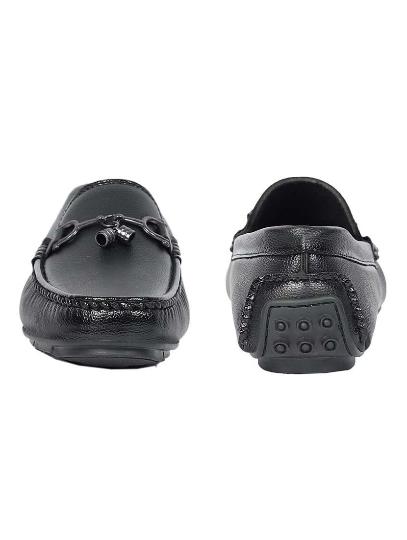 men black slip on horsebit loafer - 21988269 - Standard Image - 5