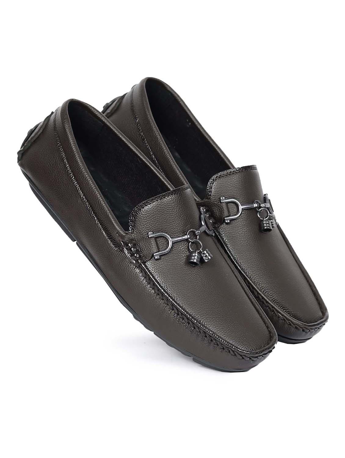 men brown slip on horsebit loafer - 21988270 - Standard Image - 3