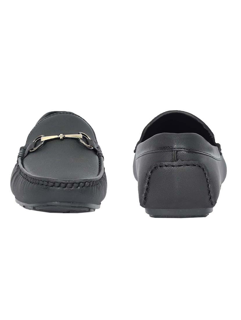men black slip on horsebit loafer - 21988271 - Standard Image - 5