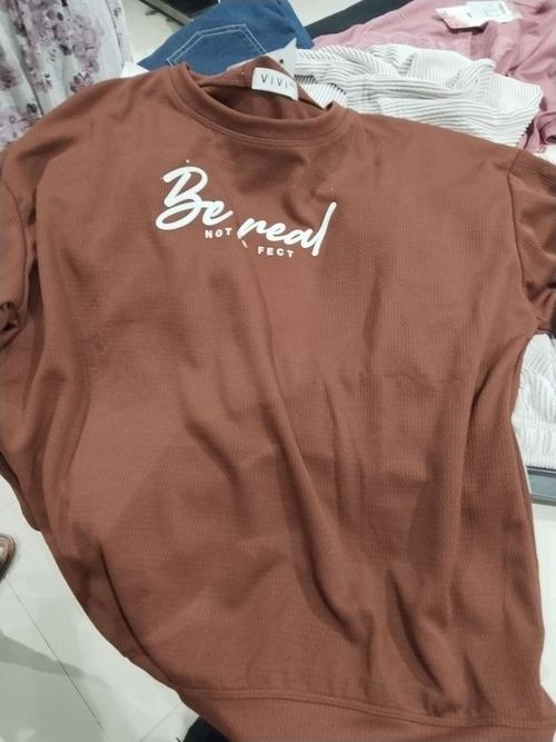 rust polyester tshirt - 21988488 - Standard Image - 0