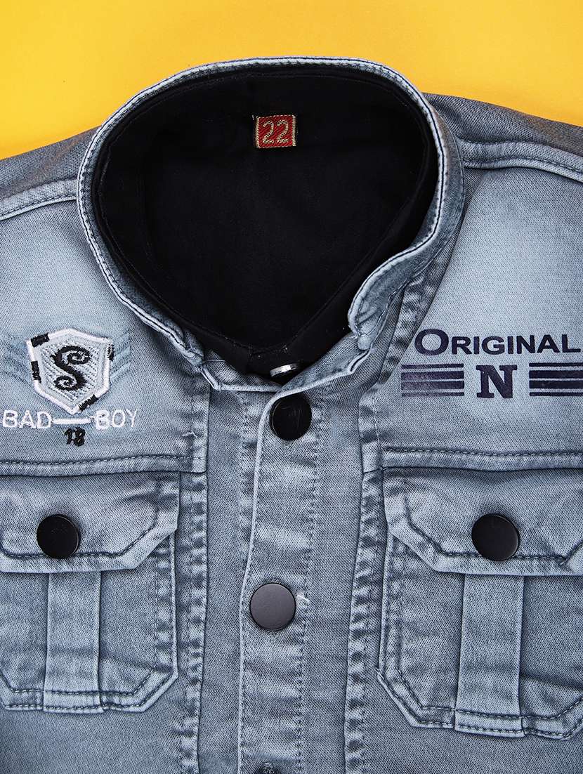 boys solid long sleeve full length set - 21988628 -  Standard Image - 5