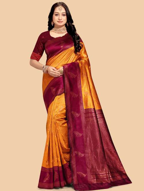 women self design banarasi saree with blouse - 21988688 -  Standard Image - 0