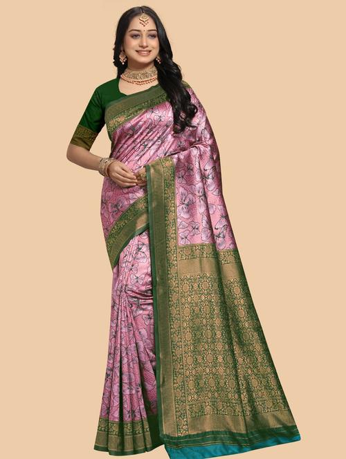 women self design banarasi saree with blouse - 21988694 - Standard Image - 0