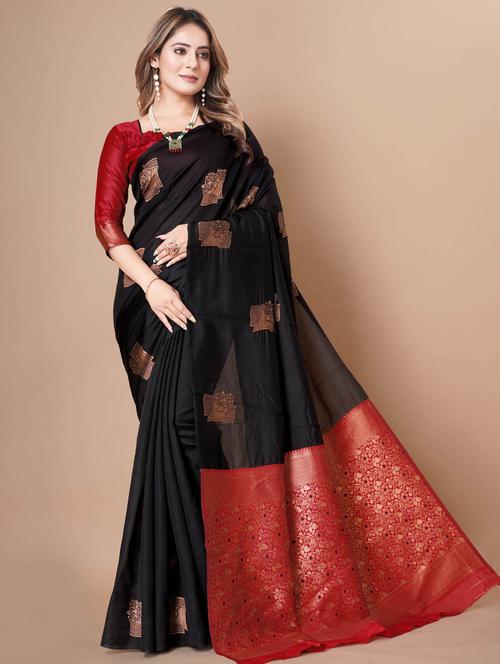 women self design banarasi saree with blouse - 21988708 -  Standard Image - 0