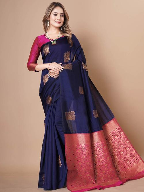 women self design banarasi saree with blouse - 21988709 -  Standard Image - 0