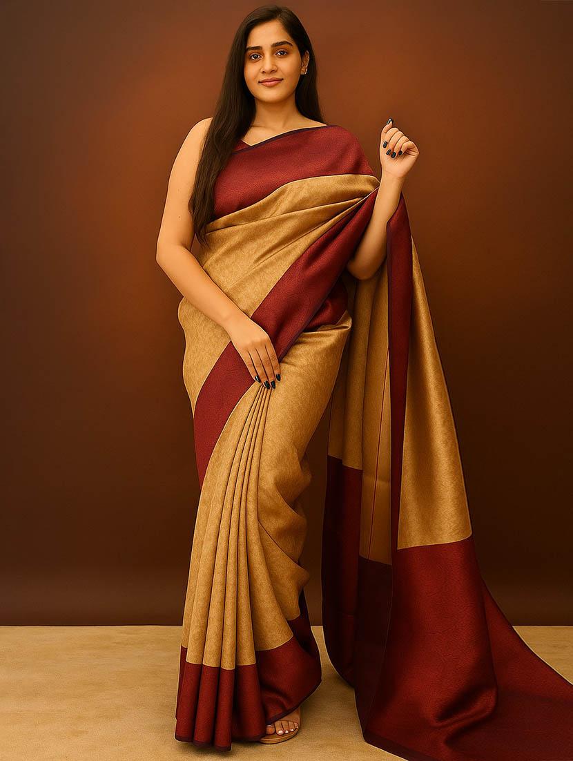 women self design bordered saree with blouse - 21988714 -  Zoom Image - 0