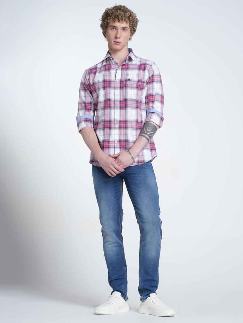 men washed mid rise full length jeans - 21988829 - Standard Image - 3
