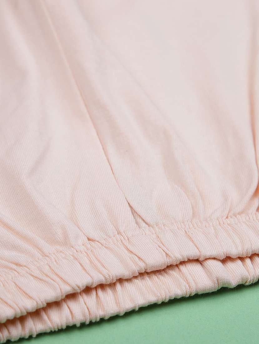 girls peach printed full length twin set - 21989335 -  Standard Image - 3