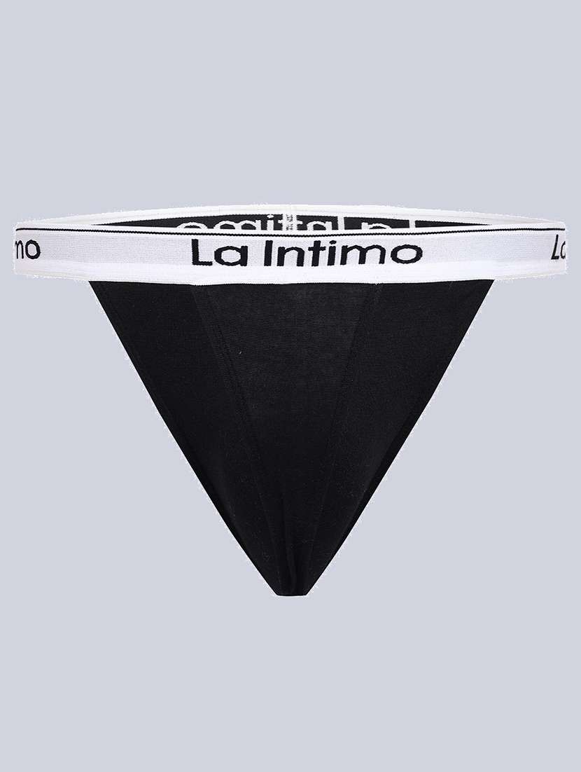 men solid low rise thongs brief - 21989413 -  Standard Image - 3