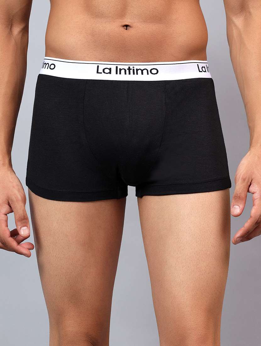 men solid low rise trunk brief - 21989429 -  Zoom Image - 0