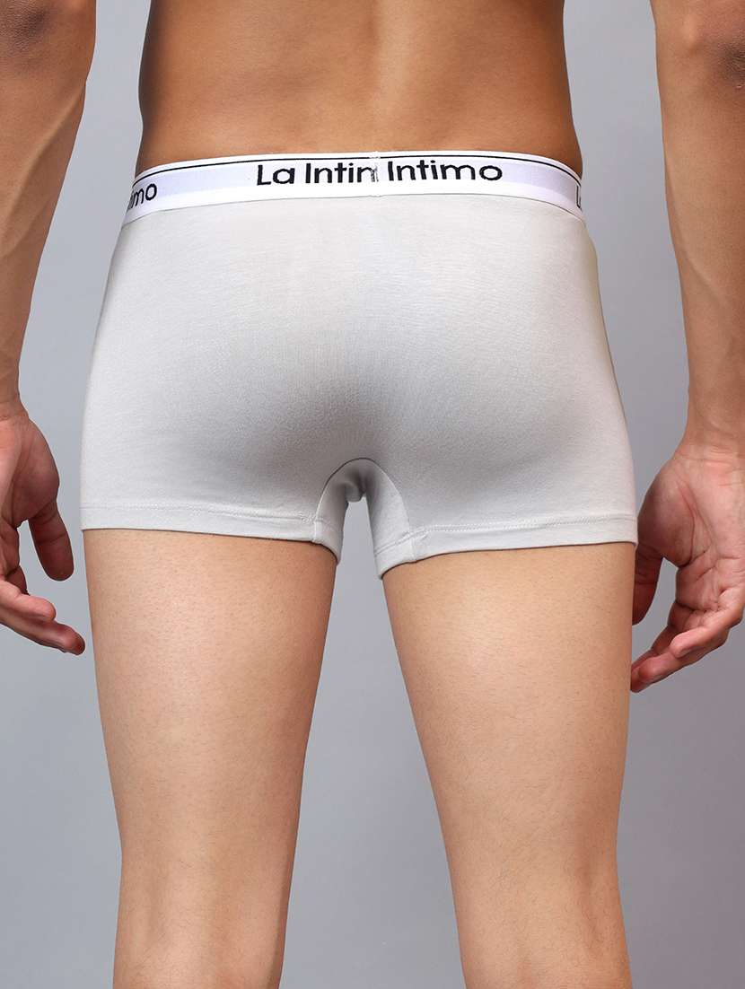 men solid low rise trunk brief - 21989431 -  Standard Image - 3