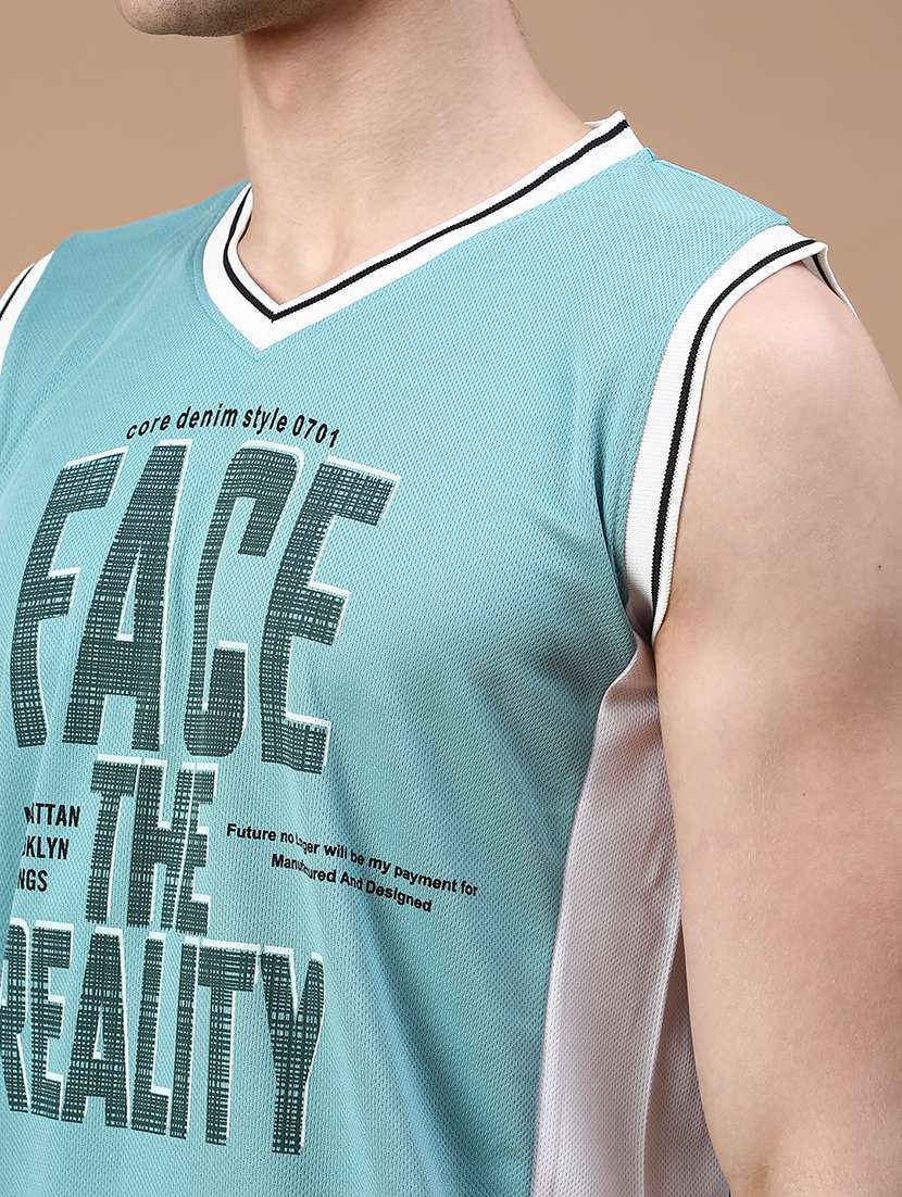 men typographic print round neck t-shirt - 21989471 -  Standard Image - 3