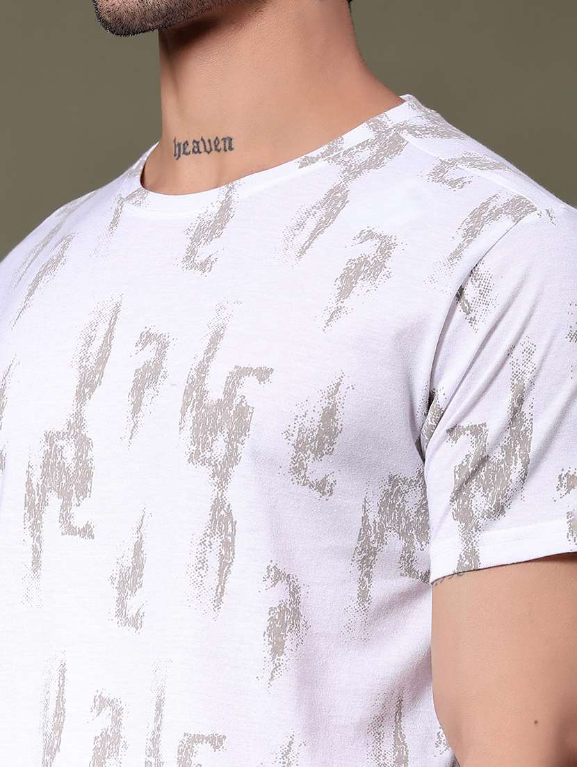 men printed short sleeve regular fit polo t-shirt - 21989476 -  Standard Image - 3