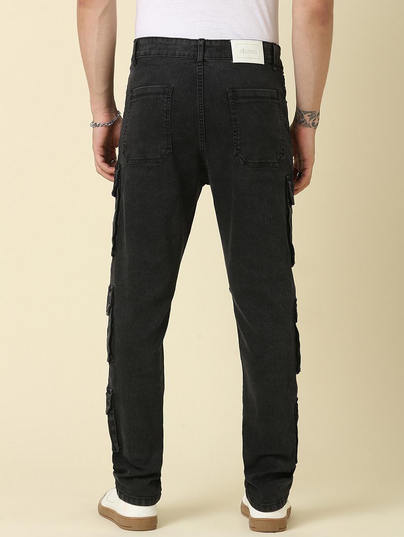 black denim cargos - 21989513 - Standard Image - 3